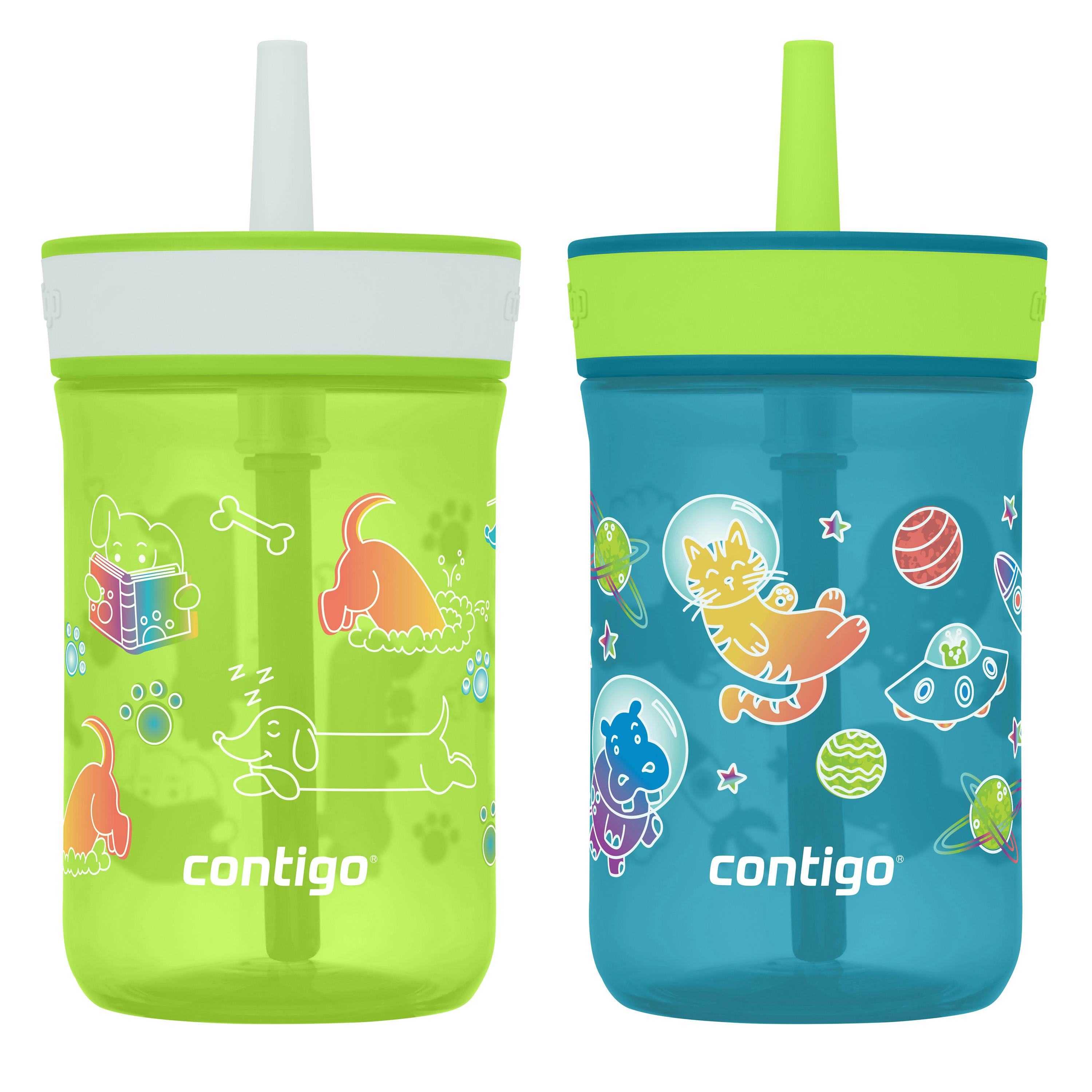 Kids’ Leighton Straw Tumbler with Spill-Proof Leak-Proof Lid, 14oz
