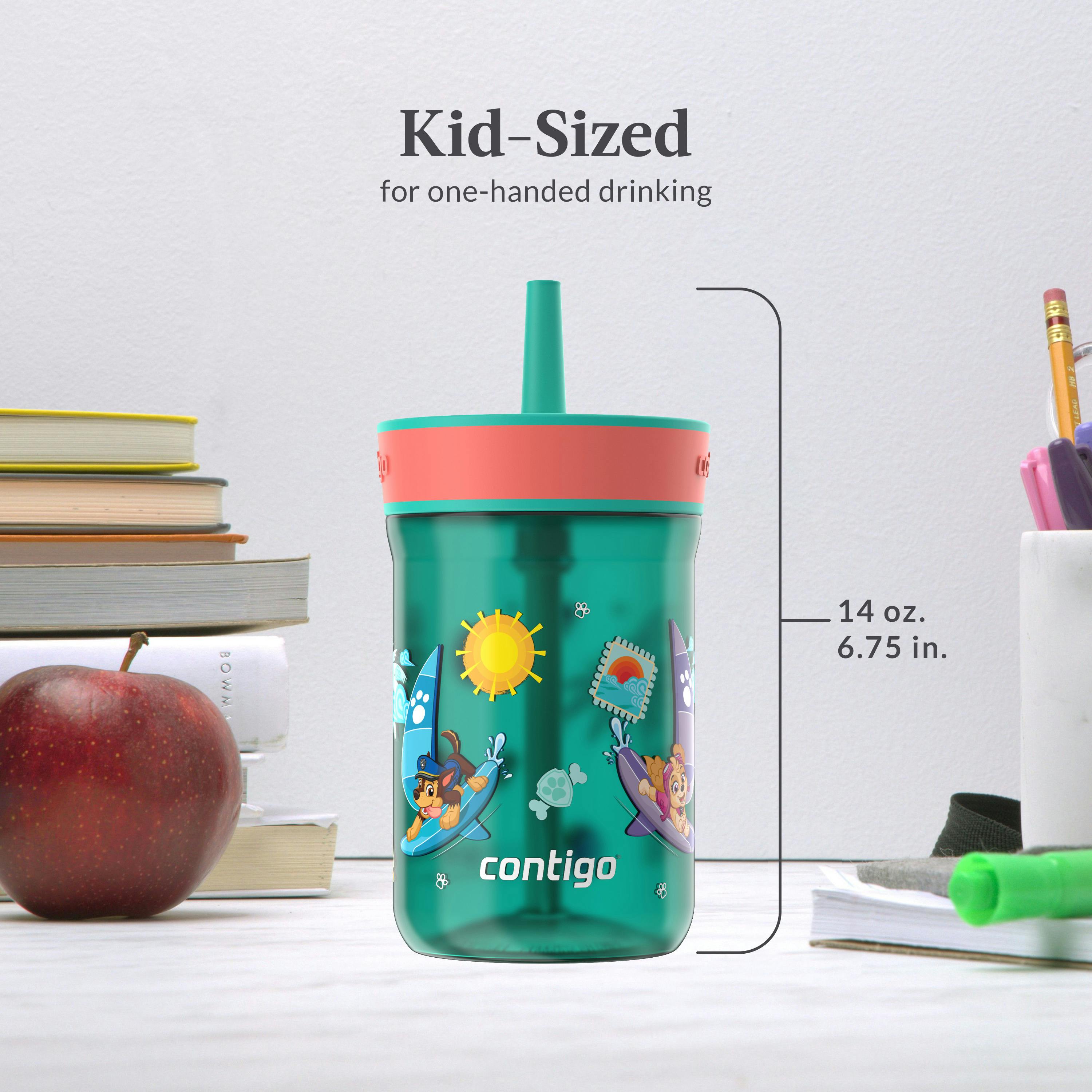 Kids’ Leighton Straw Tumbler with Spill-Proof Leak-Proof Lid, 14oz